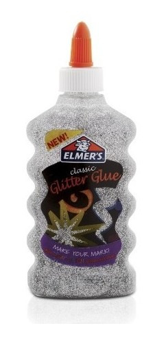 ADHESIVO GLITTER ELMERS 177ML PLATA (x U.)