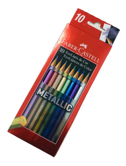 LAPIZ COLOR FABER X10 METALICOS (x U.)