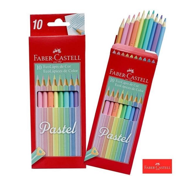 LAPIZ COLOR FABER X10 PASTEL (x U.)