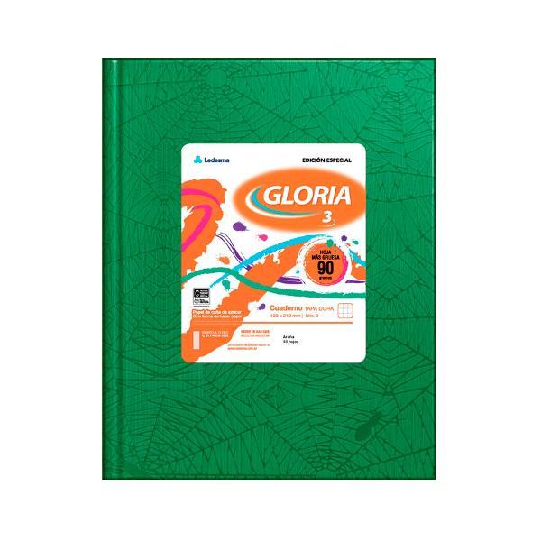 CUADERNO 19X24 GLORIA/ EPICA 90GR 48H CUADRO CH. VE - 104383 (x U.)