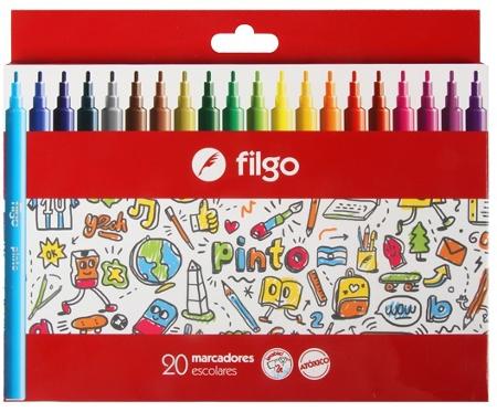 FIBRA ESCOLAR FILGO X10 PASTEL - 2220 (x U.)