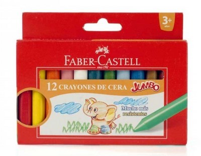 LAPIZ CERA FABER JUMBO X12 (x U.)