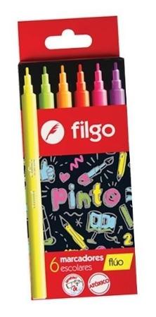 FIBRA ESCOLAR FILGO X8 GLITTER PASTEL (x U.)