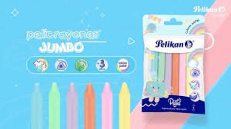 LAPIZ CERA PELIKAN PASTEL X6 (x U.)