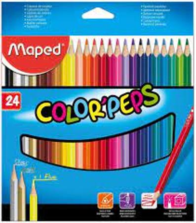 LAPIZ COLOR MAPED X24 STRONG (x U.)