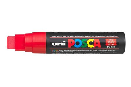 MARCADOR POSCA PC-17K PUNTA CUADRADA RO (x U.)