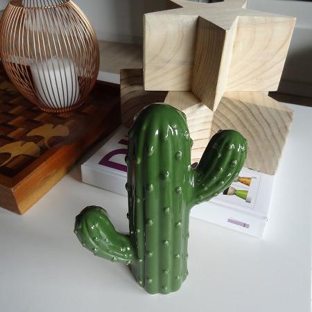 ADORNO CACTUS DE CERAMICA 21CM - JM71200