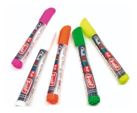 MARCADOR TIZA TRABI CHALK RO FLUO