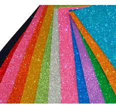 GOMA EVA 40X60 GLITTER ROS CLARO (x U.)