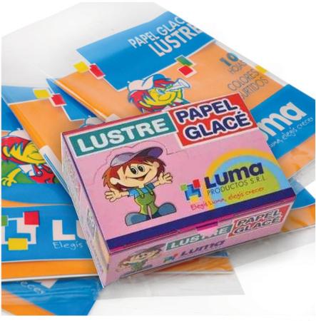 PAPEL GLACE LUMA LUSTRE X 10H (x paq.)