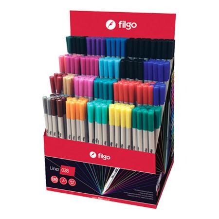 EXHIBIDOR FILGO MARCADOR PERM. FINO 040 X240 (x U.)