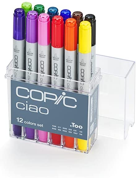 MARCADOR COPIC CIAO BASIC X 12 (x U.)