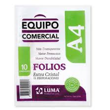 FOLIO LUMA A4 X10 COMERCIAL (150) (x U.)