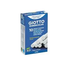 TIZA BLANCA GIOTTO X10 (10) (160) (x caj.)
