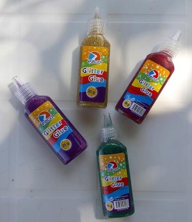 ADHESIVO GLITTER EZCO 21GR VIO (x U.)