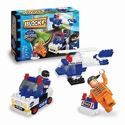 BLOCKY SUPER POLICIAS 70 PIEZAS (x U.)