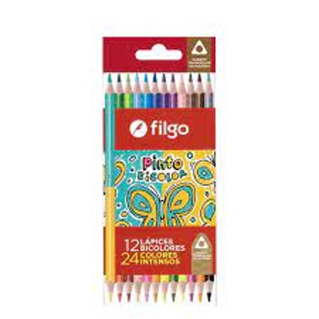 LAPIZ BICOLOR FILGO X12 (x U.)