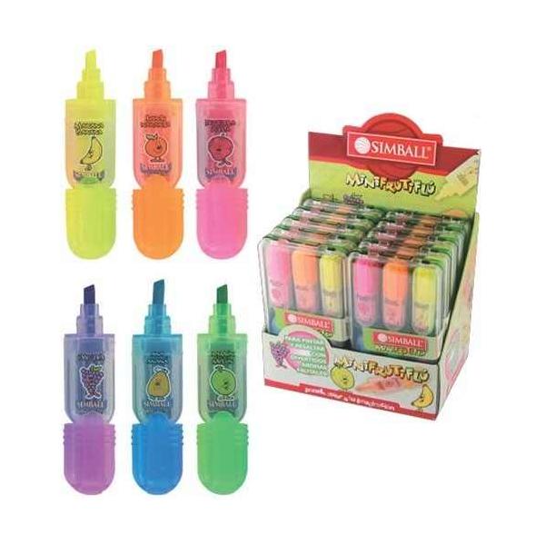 RESALTADOR SIMBALL MINI FRUTIFLU X6 (x U.)