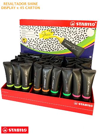 RESALTADOR STABILO SHINE X45 (x U.)