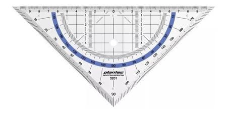 ESCUADRA MULTIUSO PLANTEC 3201 217MM HIPOTENUSA (x U.)