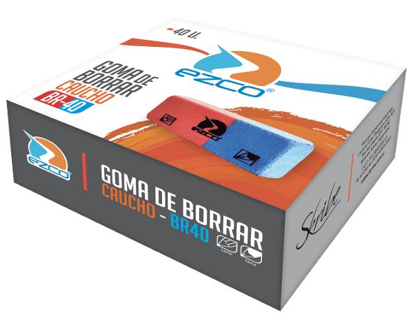 GOMA BORRAR EZCO AZ-RO (40) (x U.)