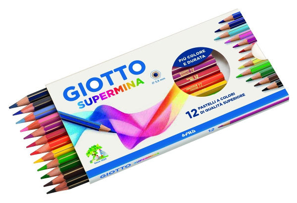 LAPIZ COLOR GIOTTO X12 SUPERMINA (x U.)