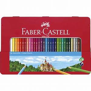 LAPIZ COLOR FABER X36 LATA (x U.)