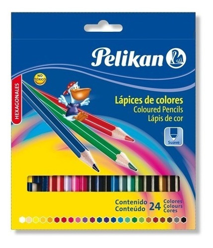 LAPIZ COLOR PELIKAN X24 PINTALOCO (x U.)