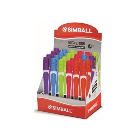 EXHIBIDOR SIMBALL MARCADOR 440 GRIP FANCY X24 (x U.)