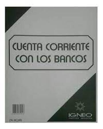 LIBRO BANCO IGNEO TF 24 FOLIOS (x U.)