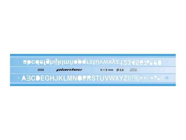 LETROGRAFO PLANTEC LETRA  2.5MM 2025 (x U.)