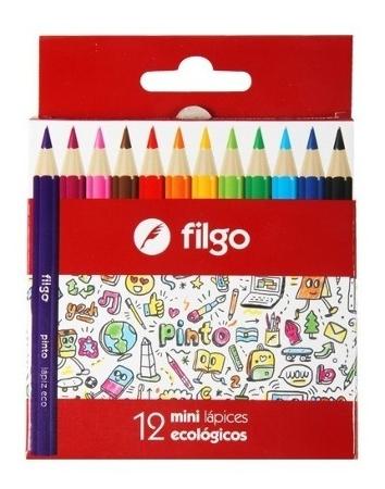 LAPIZ COLOR FILGO X12 CORTO (x U.)