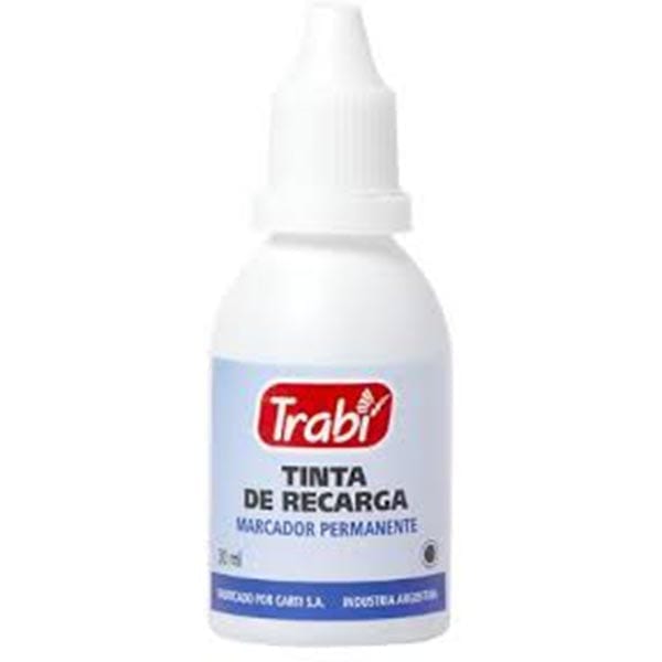 TINTA PERMANENTE TRABI 30CC AZ