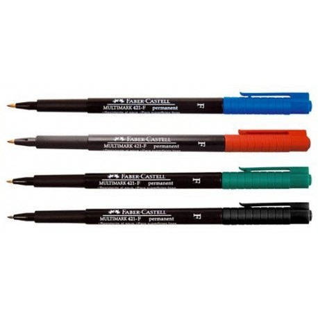 MARCADOR FABER MULTIMARK 421 x4 (x U.)