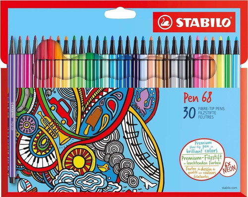 FIBRA STABILO PEN 68 X30 (x U.)