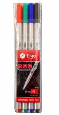 MICROFIBRA FILGO 038 LINER X4 SURTIDO (x U.)