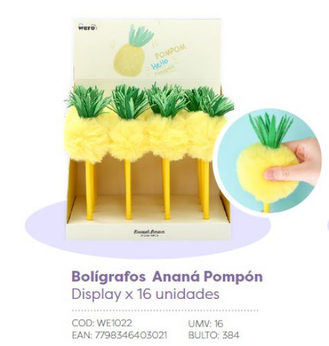 BOLIGRAFO IBI TWEENY BORRABLE - 070216 / 070218 (x U.)