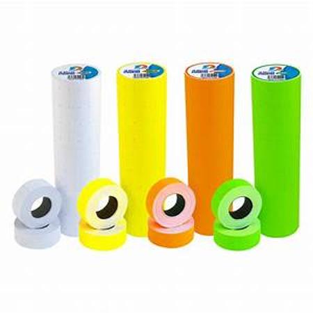 ROLLO ETIQUETA EZCO ROS FLUO X10 (x paq.)