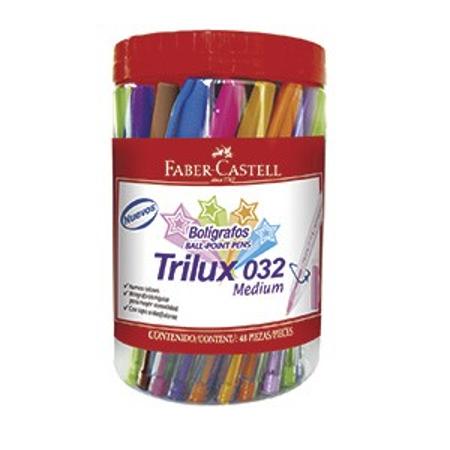 BOLIGRAFO FABER TRILUX X48 (8 COLORES) (x U.)