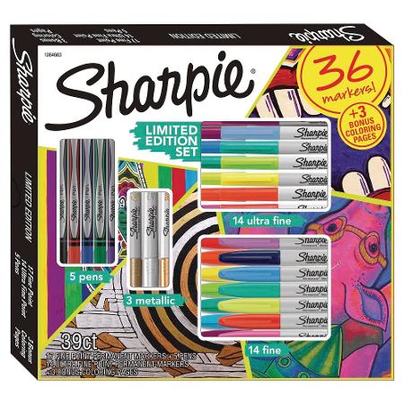MARCADOR SHARPIE FINO X36 (FINO Y ULTRA FINO + 3MET) (x U.)