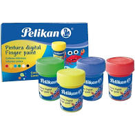 PINTURA DEDOS PELIKAN 30ML X6 (x U.)