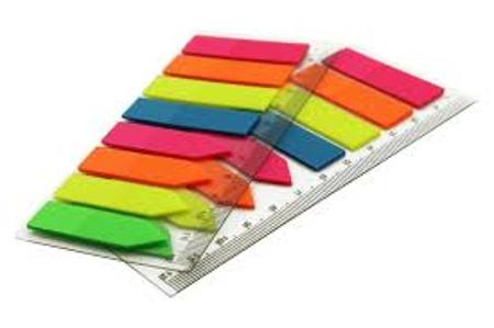 BANDERITA MOOVING 12X45 FLUO/ PASTEL X200 - 2100205 (x U.)