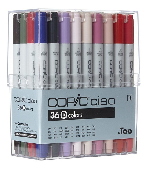 MARCADOR COPIC CIAO X 36 (x U.)