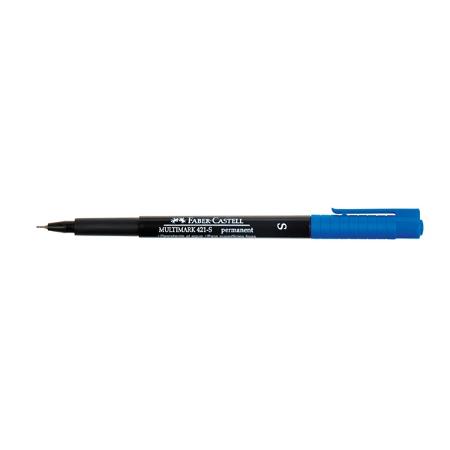 MARCADOR FABER MULTIMARK 421-S AZ (x U.)