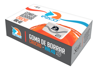 GOMA BORRAR EZCO BL (40) (x U.)