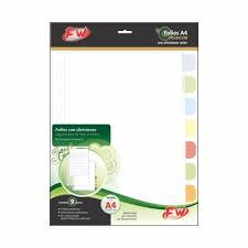 FOLIO A4 FW C/ SEPARADOR X7 (x U.)