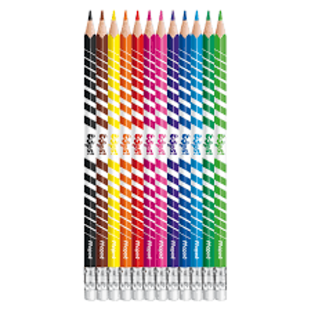LAPIZ COLOR MAPED X12 BORRABLES (x U.)