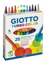 FIBRA GIOTTO TURBO COLOR X 20 (x U.)