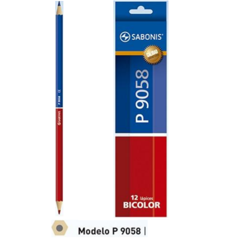 LAPIZ BICOLOR SABONIS ROAZ P9058 (x U.)