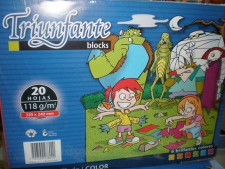 BLOCK DIBUJO TRIUNFANTE 5 COL X 20H (x U.)